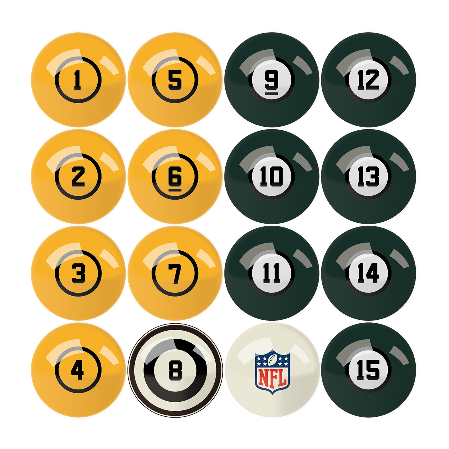 Packers Cue Ball