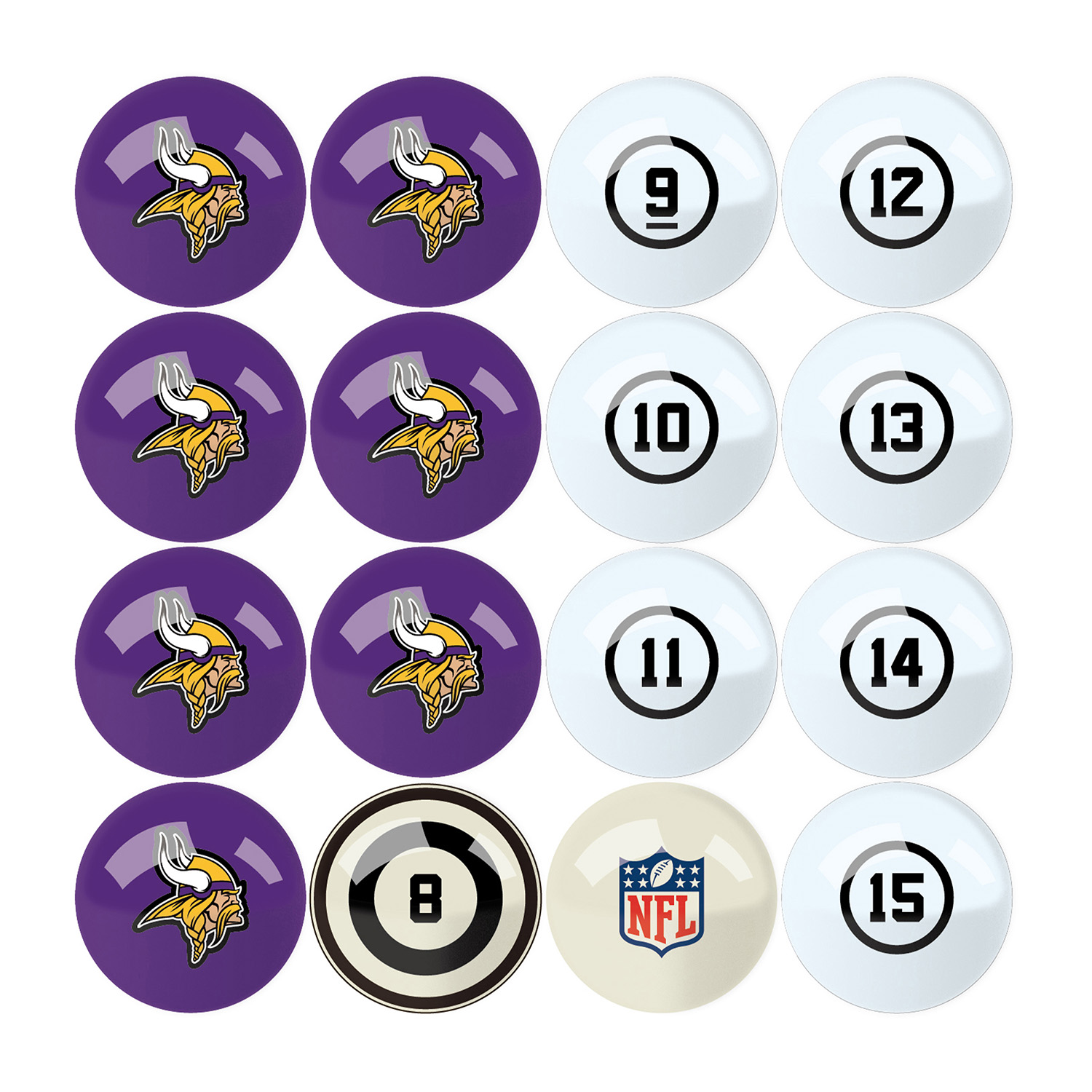 Minnesota Vikings 4-Ball Gift Set