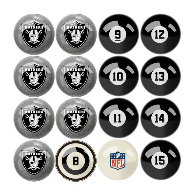 Oakland Raiders Pool Cue & Case Set