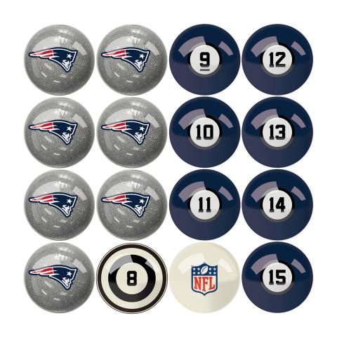 New England Patriots Billiard Ball Set