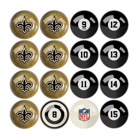 New Orleans Saints Billiard Ball Set