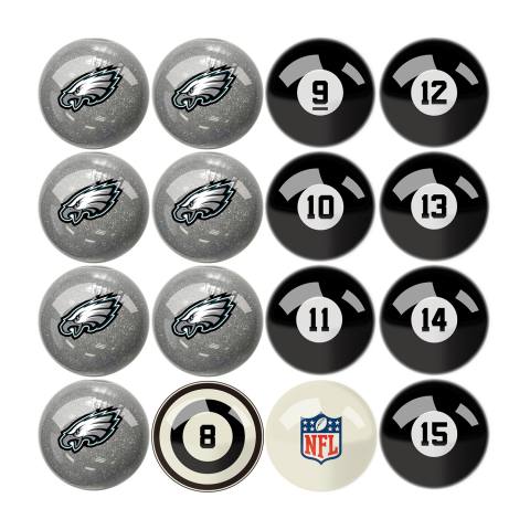 Philadelphia Eagles Billiard Ball Set