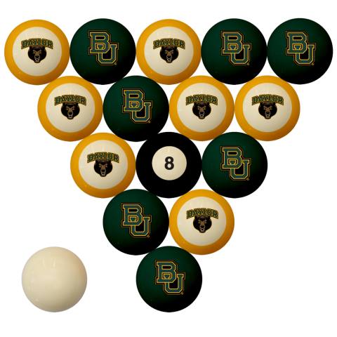 Baylor Bears Pool Ball Set