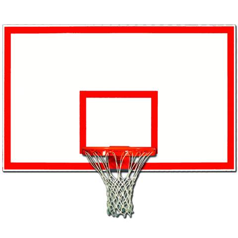 Gared 42 x 72 Inch Fiberglass Rectangular Backboard