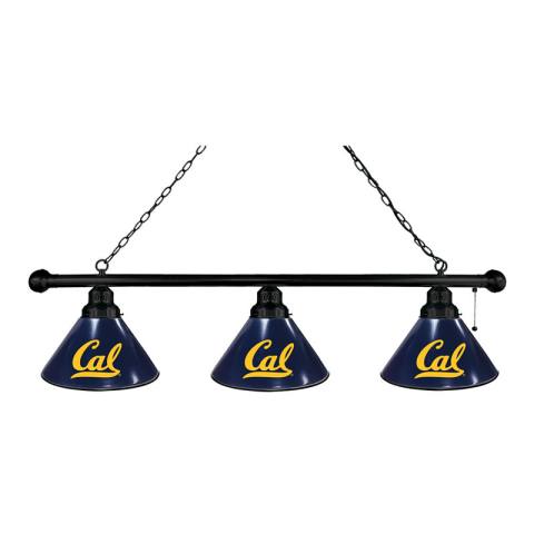 California Golden Bears 3 Shade Black Billiard Light