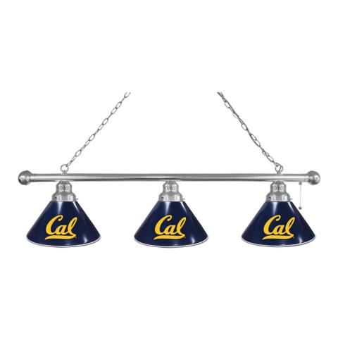 California Golden Bears 3 Shade Chrome Billiard Light