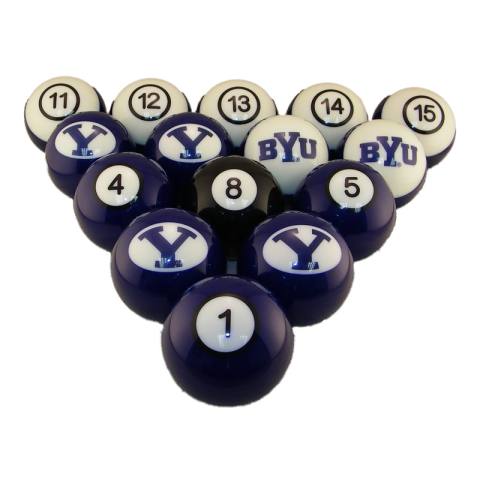 BYU Cougars Billiard Ball Set