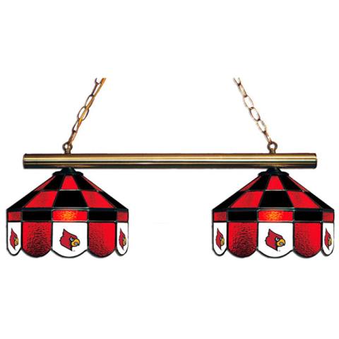 Louisville Cardinals Executive 2 Shade Game Lamp