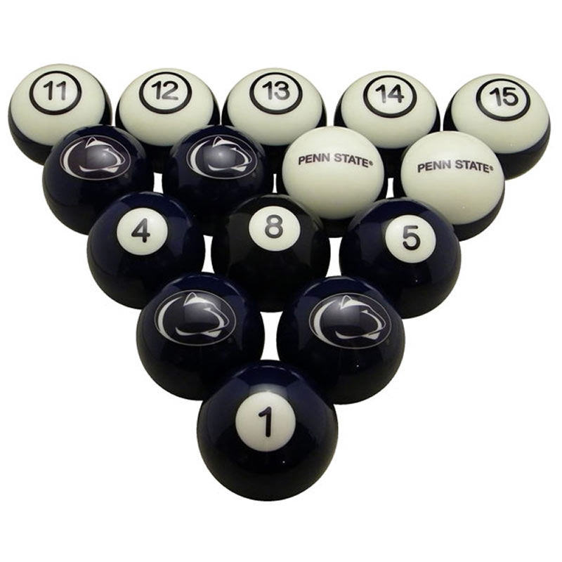 Penn State Nittany Lions Billiard Ball Set: American Super Sports