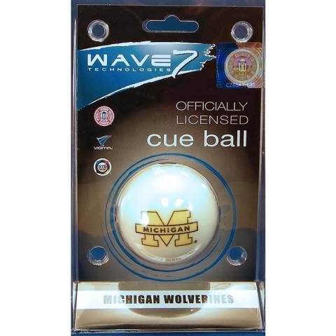 Michigan Wolverines Cue Ball