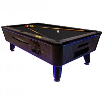Great American Black Beauty 6' Coin Operated Pool Table with DBA
