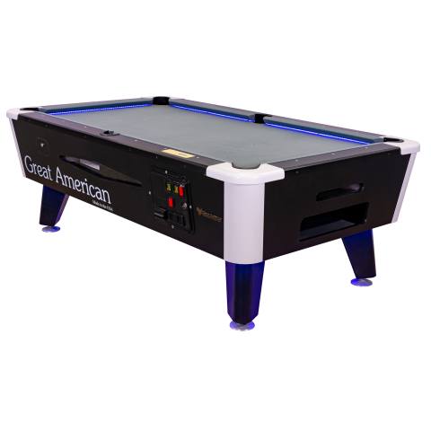 Great American Black Diamond 6.5' Coin Operated Pool Table with DBA