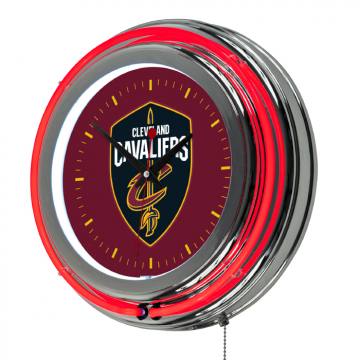 Cleveland Cavaliers Neon Clock