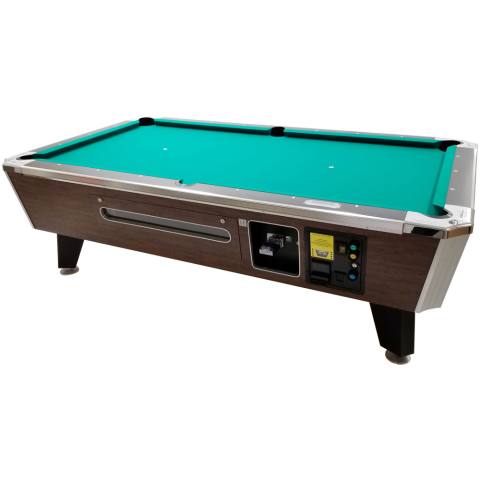 Valley Panther ZD-11X 101" Highland Maple Coin Op Pool Table with DBA