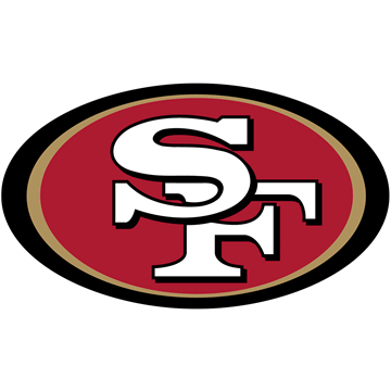 SAN FRANCISCO 49ERS POOL TABLE FELT