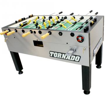Tornado Platinum Tour Edition Coin Operated Foosball Table with One Man Goalie