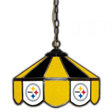 NFL Pittsburgh Steelers Stained Glass Pool/Billiard Table Light - USA  MADE!! - Y2PLAY Stores