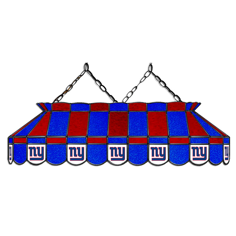 New York Giants 40 Inch Glass Billiard Light