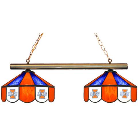 Illinois Fighting Illini 2 Shade Game Lamp