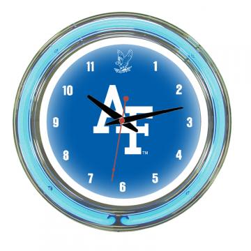 Air Force Falcons 14 Inch Neon Wall Clock