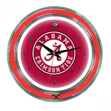 Alabama Crimson Tide 14 Inch Neon Clock