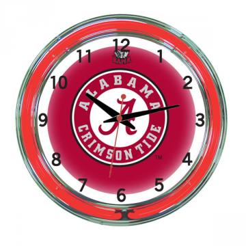 Alabama Crimson Tide 18 Inch Neon Clock