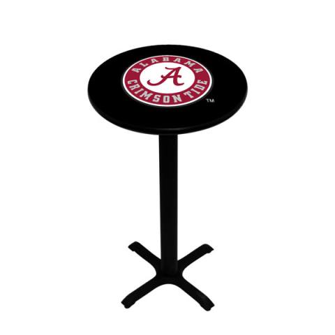 Alabama Crimson Tide Black Pub Table