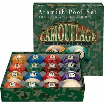 Aramith Camouflage Ball Set