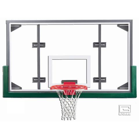 Gared 42 x 72 Inch Steel Frame Conversion Glass Backboard