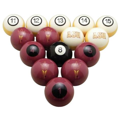 Arizona State Sun Devils Pool Ball Set