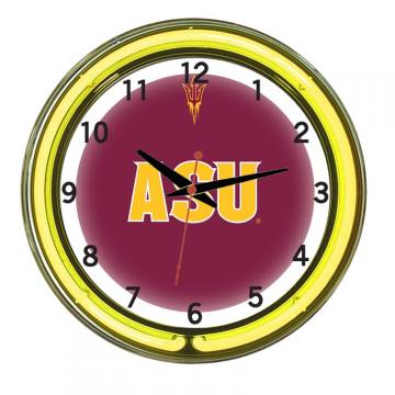 Arizona State Sun Devils 18 Inch Neon Clock