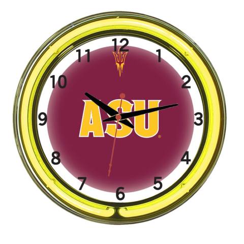 Arizona State Sun Devils 18 Inch Neon Clock