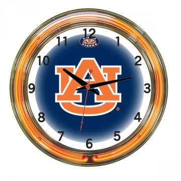 Auburn Tigers 18 Inch Neon Clock