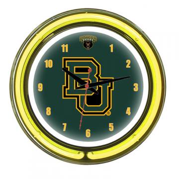 Baylor Bears 14 Inch Neon Wall Clock