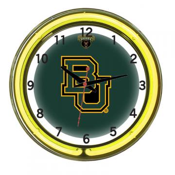 Baylor Bears 18 Inch Neon Clock