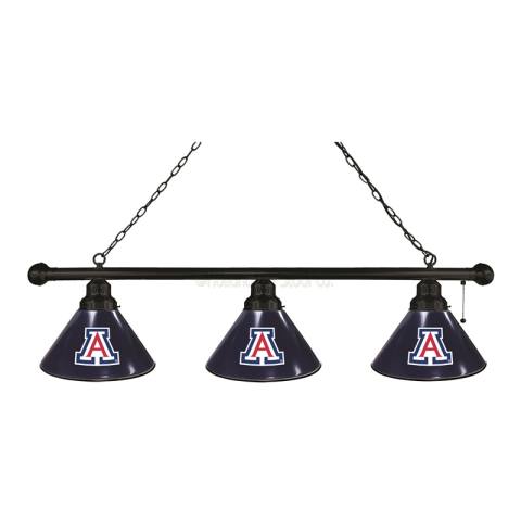 Arizona Wildcats 3 Shade Black Billiard Light