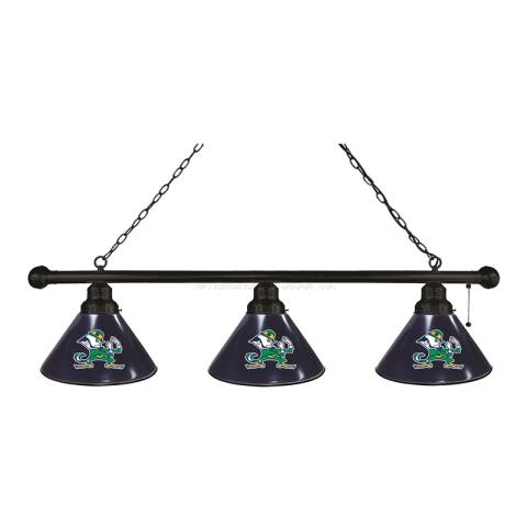 Notre Dame Leprechaun 3 Shade Black Billiard Light