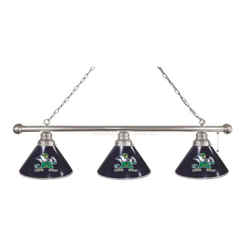 Notre Dame Leprechaun 3 Shade Chrome Billiard Light