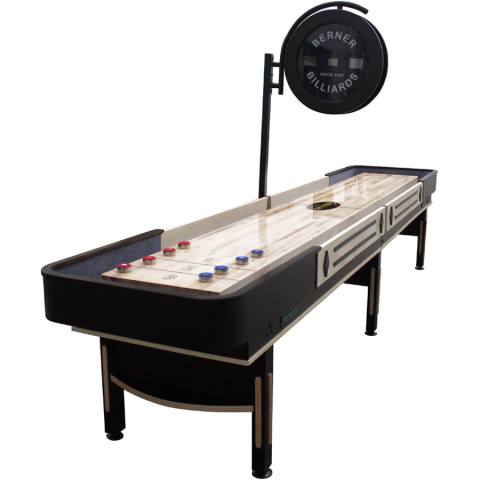 Berner Pro 18 Shuffleboard Table - Espresso