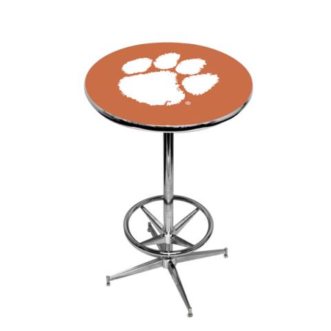 Clemson Tigers Chrome Pub Table