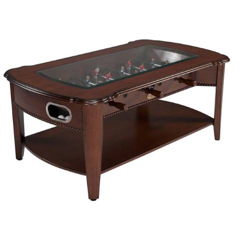 Berner Maxwell 2 in 1 Foosball Coffee Table - Walnut