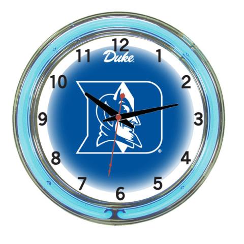 Duke Blue Devils 18 Inch Neon Clock