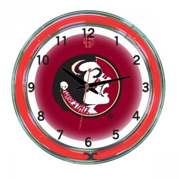 Florida State Seminoles 18 Inch Neon Clock