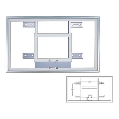 First Team FT230H 60 Inch Glass Backboard