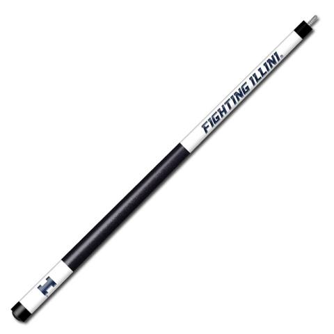 Illinois Fighting Illini Engraved Pool Cue