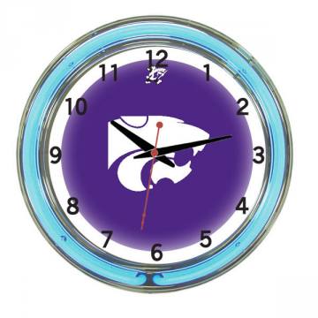 Kansas State Wildcats 18 Inch Neon Clock