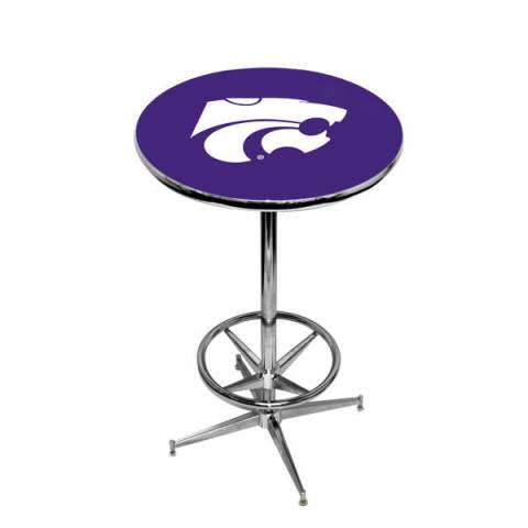 Kansas State Wildcats Chrome Pub Table