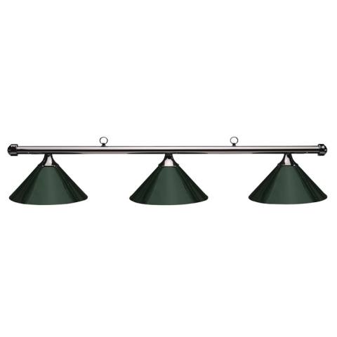 HJ Scott Gunmetal Billiard Light - Green Shade