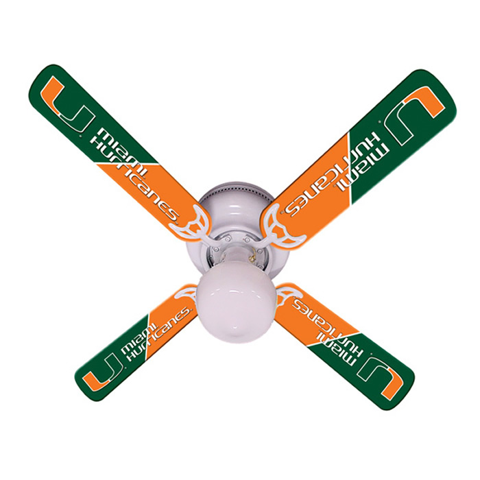 Miami Hurricanes Ceiling Fan