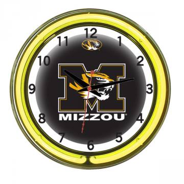 Missouri Tigers 18 Inch Neon Clock